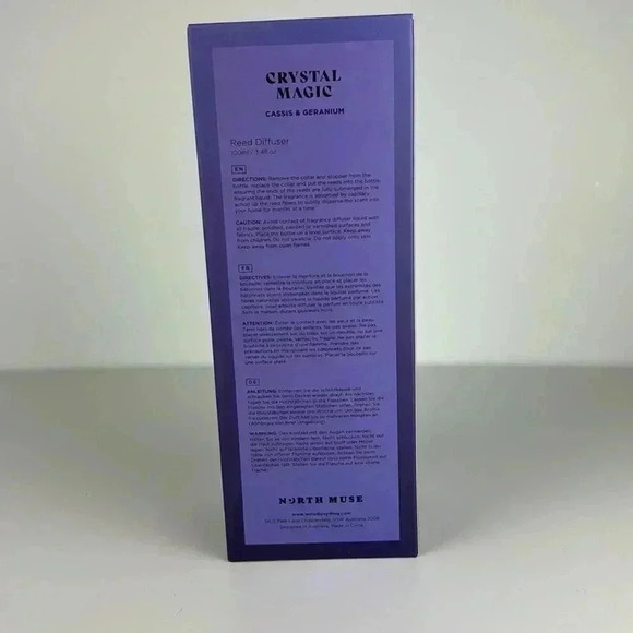 NORTH MUSE CRYSTAL MAGIC Set 💙CASSIS & GERANIUM 💙blue sandstone crystals NWBox - Picture 3 of 3